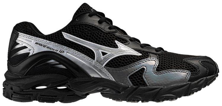 Mizuno Wave Rider 10 Black Silver