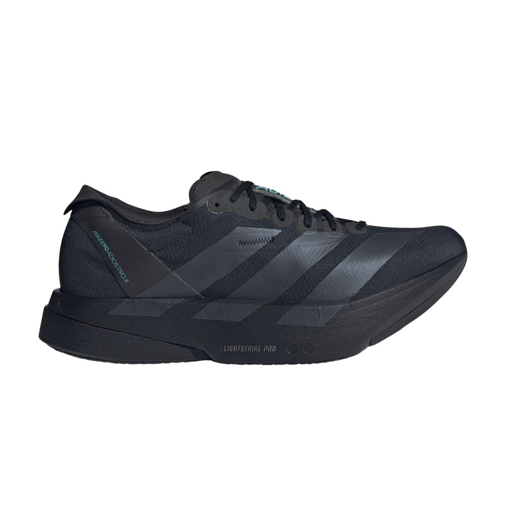 Adidas Adizero Adios Pro 4 M 'Core Black Powder Teal' | Men's Size 12 - HQ7411