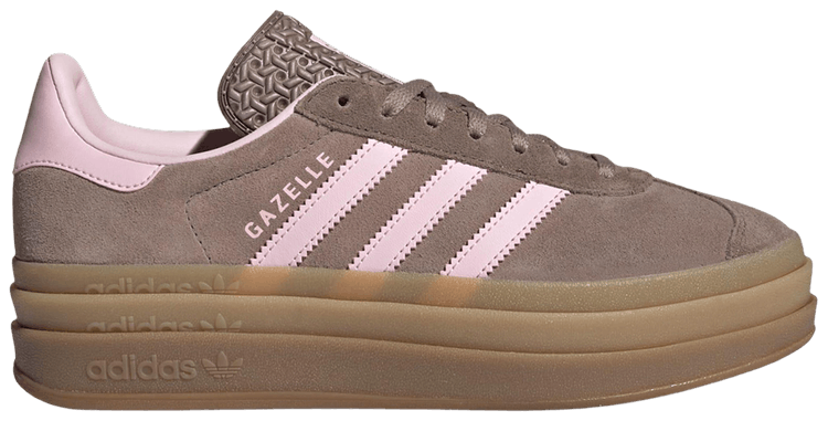 adidas Wmns Gazelle Bold Trace Brown Clear Pink Earth Strata