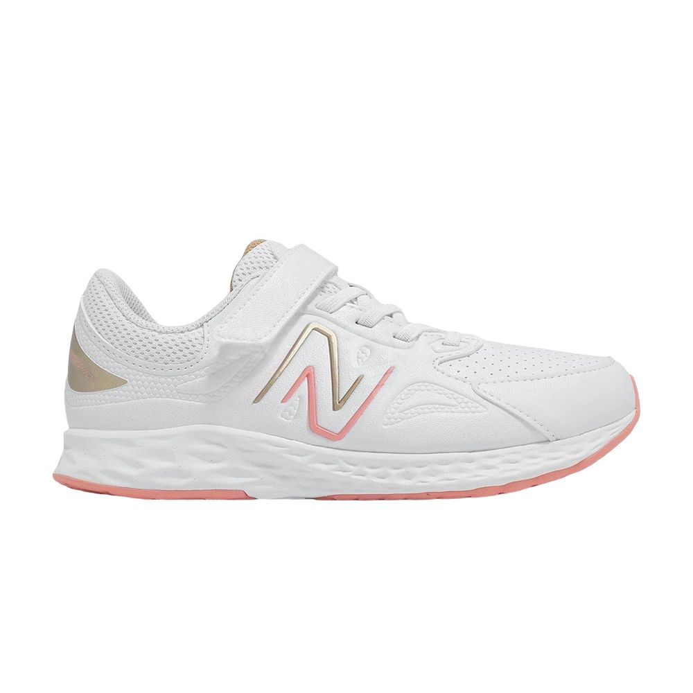 New Balance Fresh Foam 76T V1 Little Kid Wide 'White Pink' | Kid's Size 13 - PA76TPG1-W