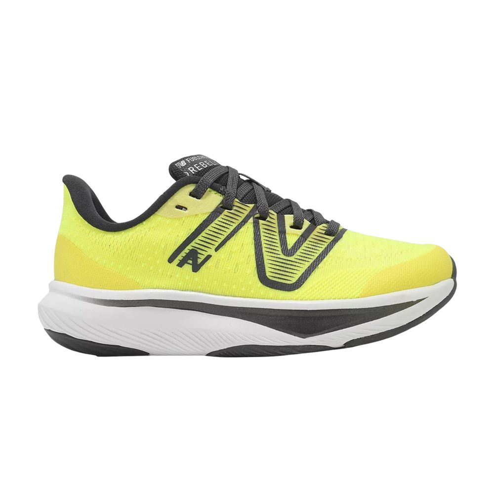 NEW BALANCE Pre-owned Fuelcell Rebel V3 Little Kid Wide 'yellow Black' | Kid's Size 11