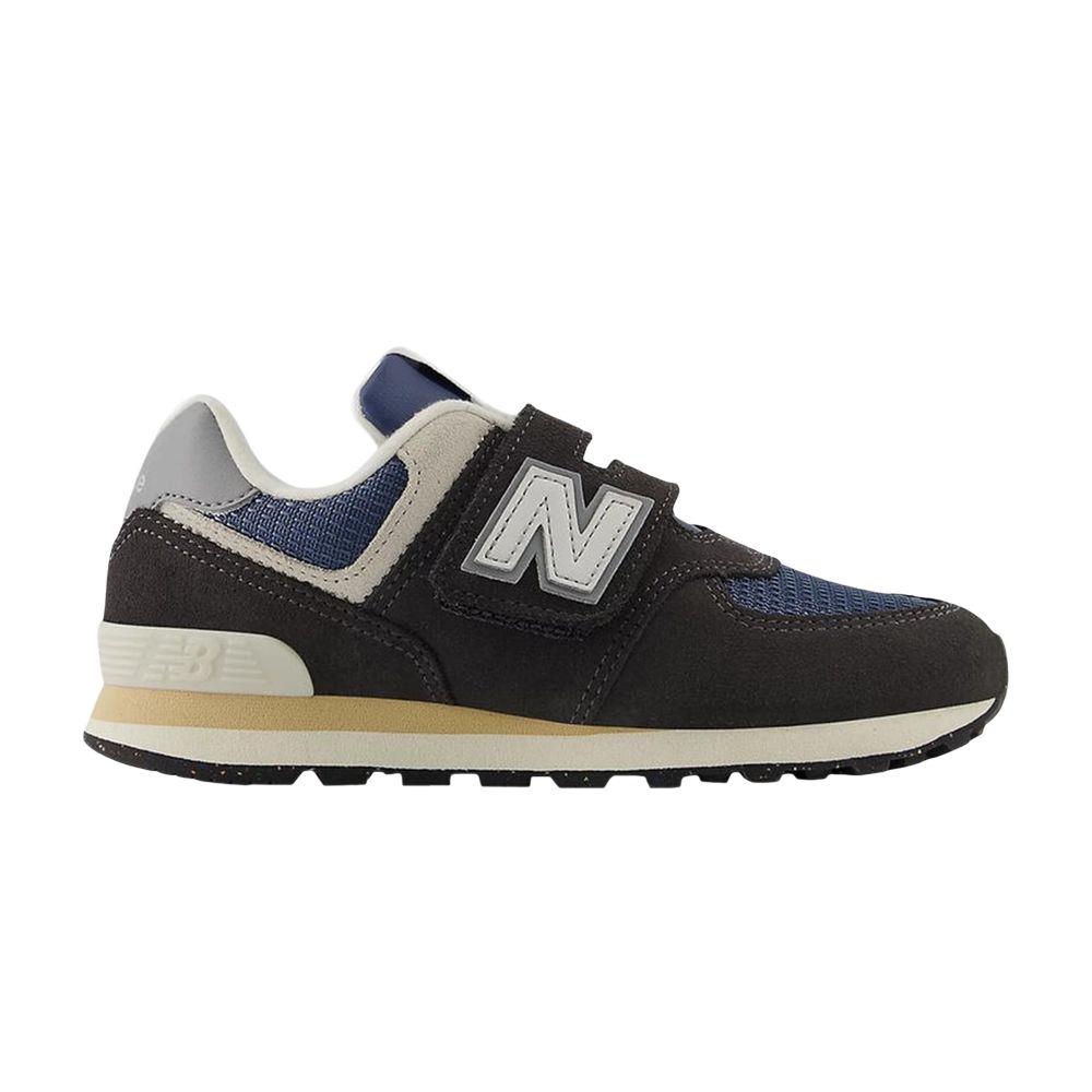 NEW BALANCE Pre-owned 574 Little Kid Wide 'black Cement Slate Grey' | Kid's Size 10.5