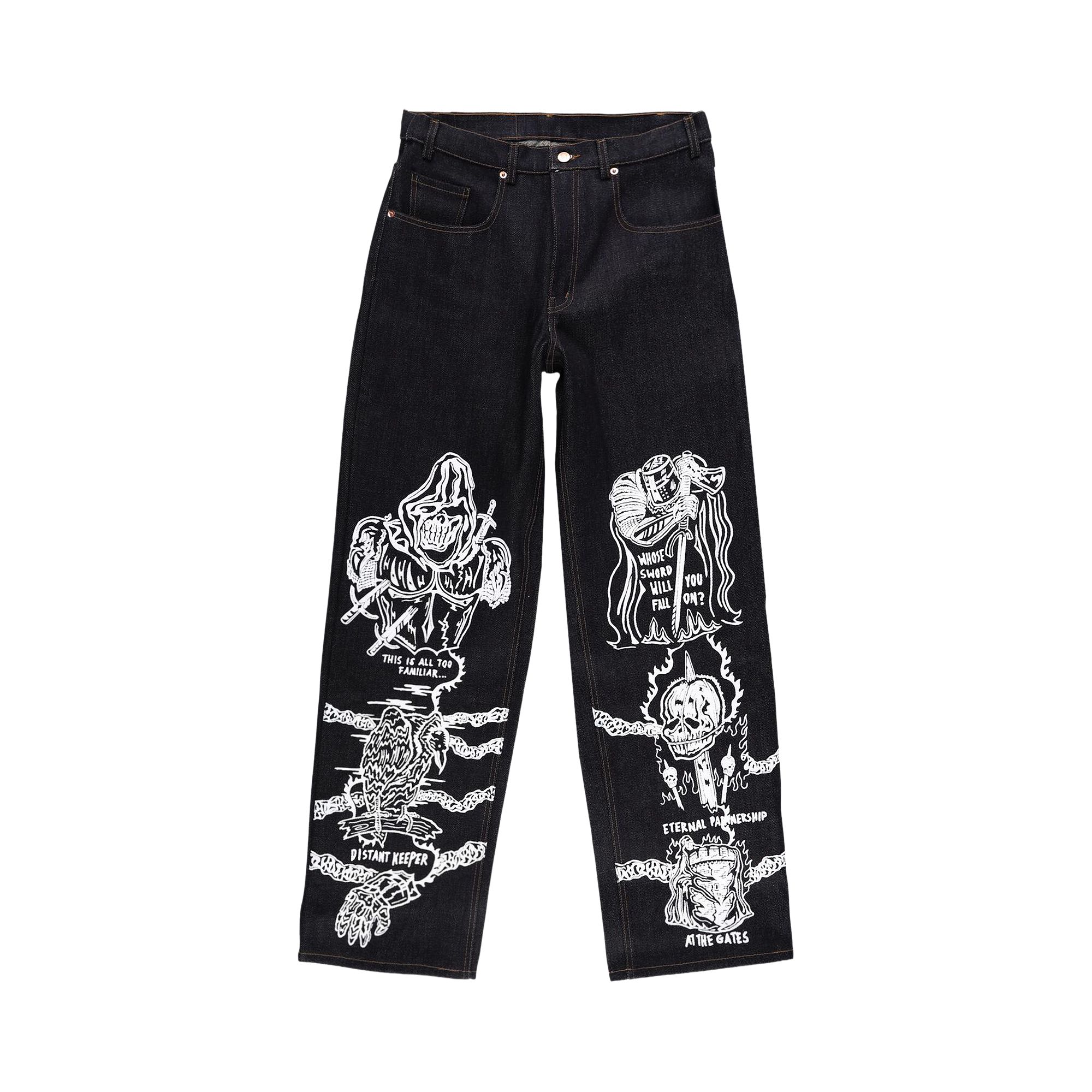 Pre-owned Warren Lotas Sabata 2.0 Denim 'dark Wash' | Blue | Men's Size 32