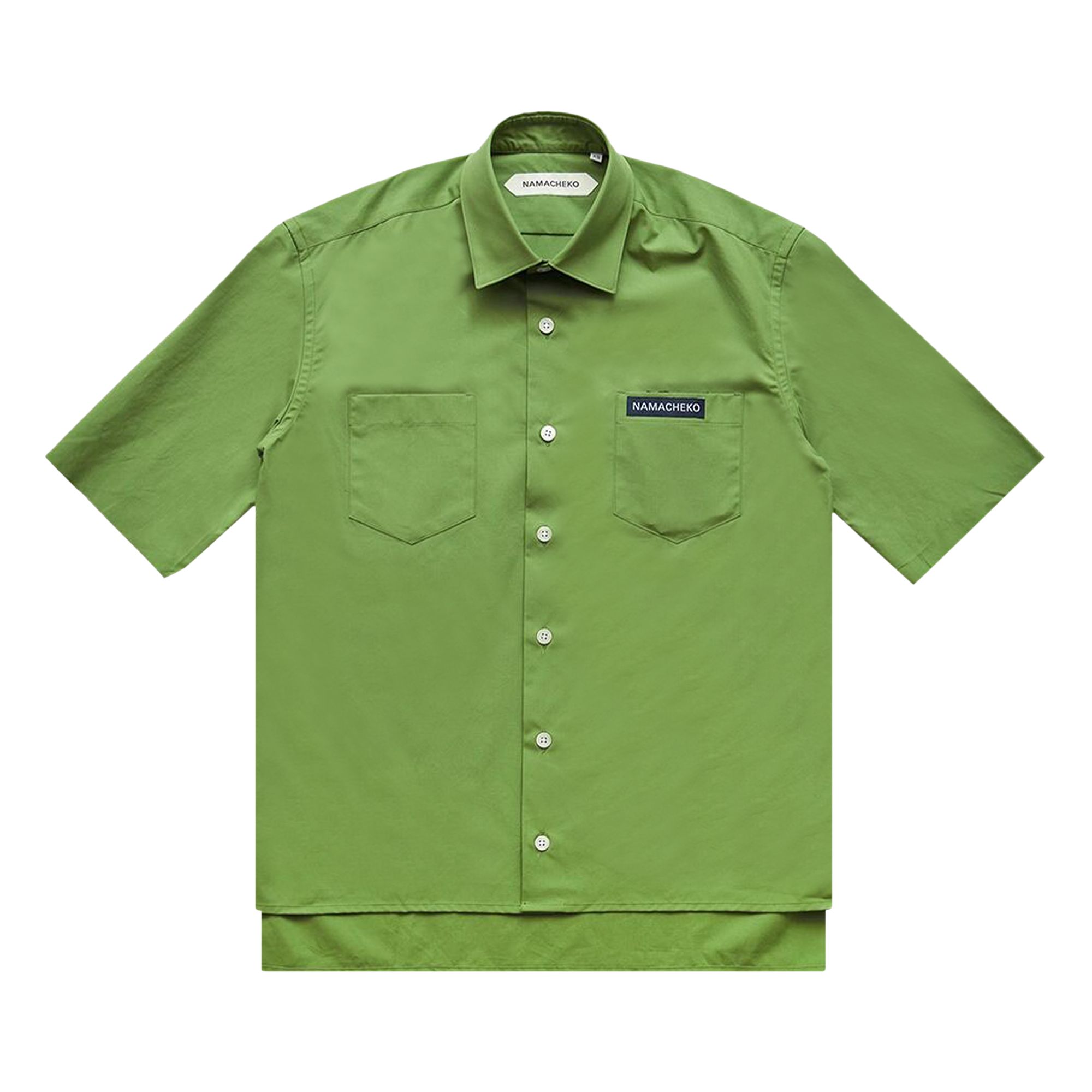 Pre-owned Namacheko Short-sleeve Guardia Shirt 'green' | Men's Size Xl