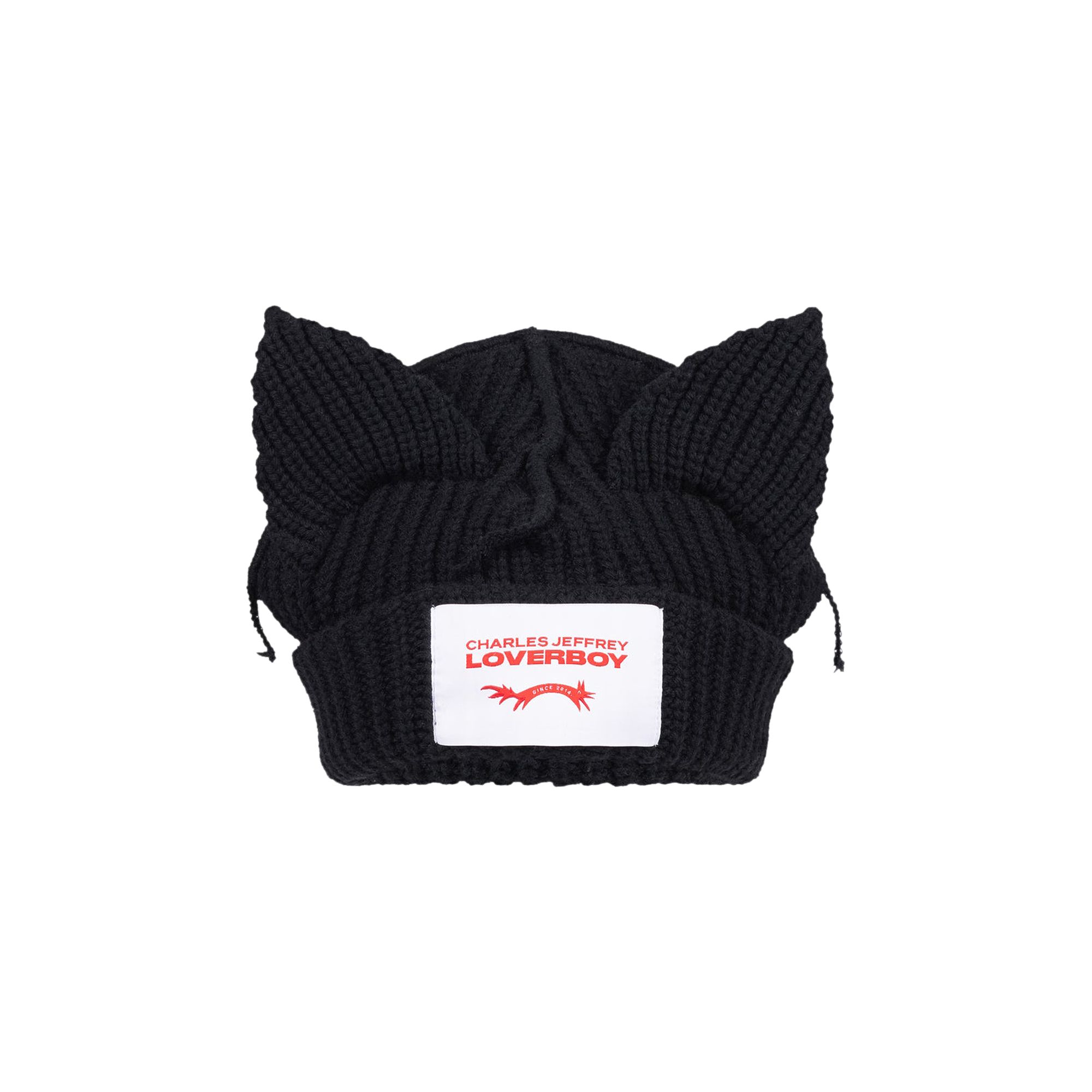 CHARLES JEFFREY LOVERBOY Pre-owned Chunky Ears Beanie 'black' | Men's Size Onesize
