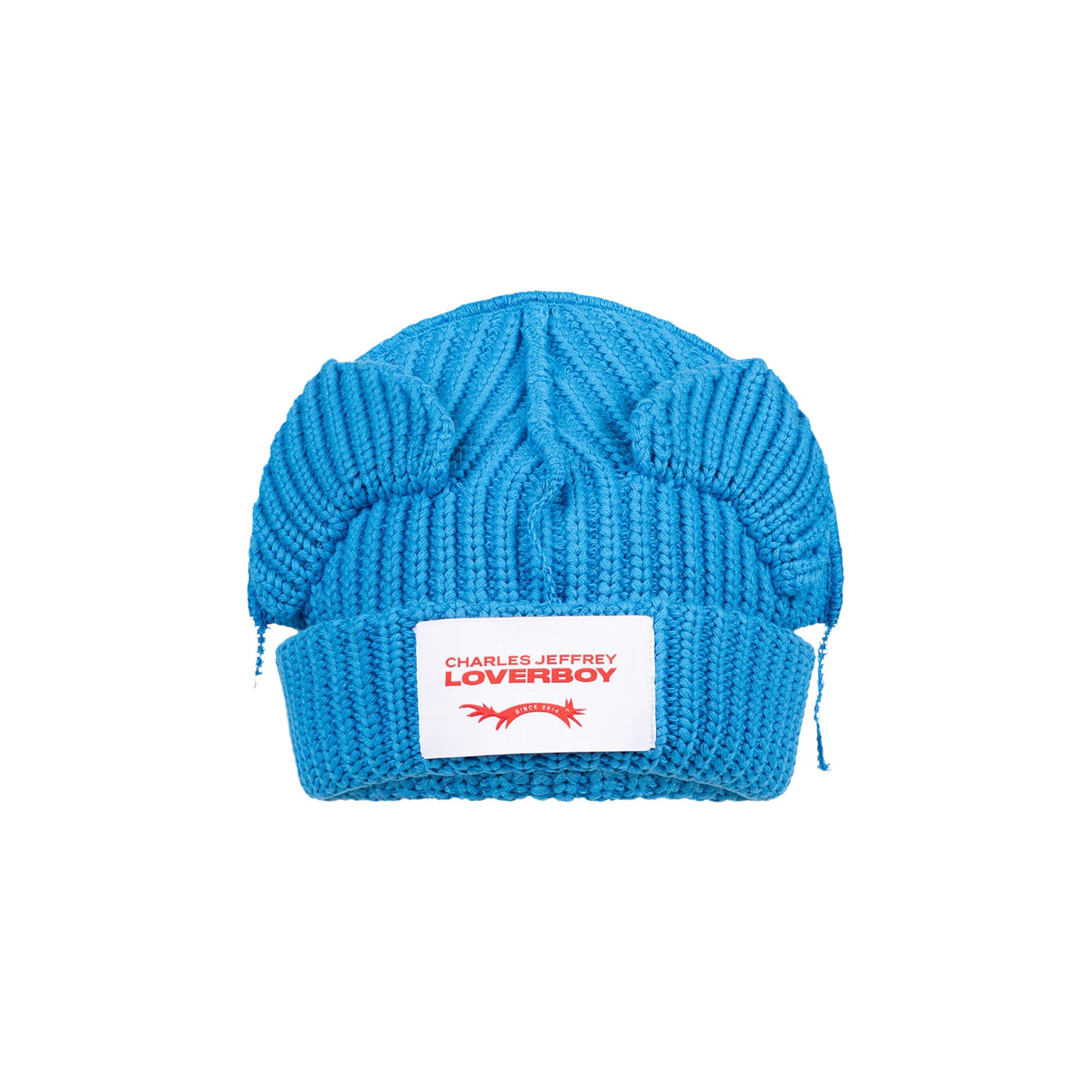 CHARLES JEFFREY LOVERBOY Pre-owned Chunky Ears Beanie 'light Blue' | Men's Size Onesize