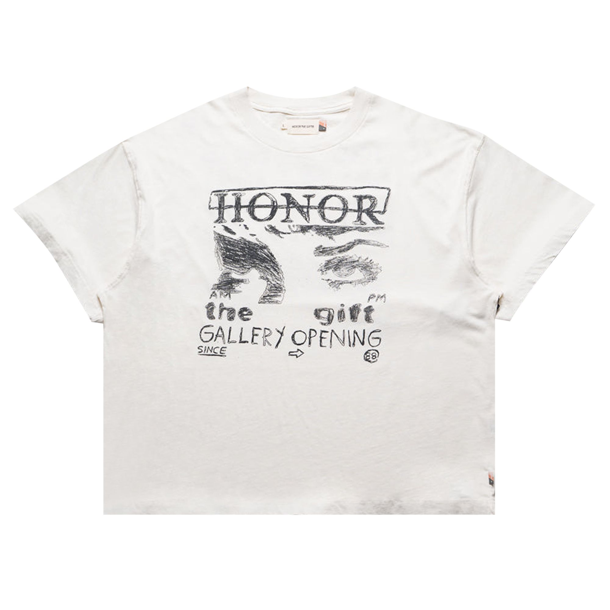 HONOR THE GIFT Pre-owned Art That Reflects Tee 'bone' | White | Men's Size M