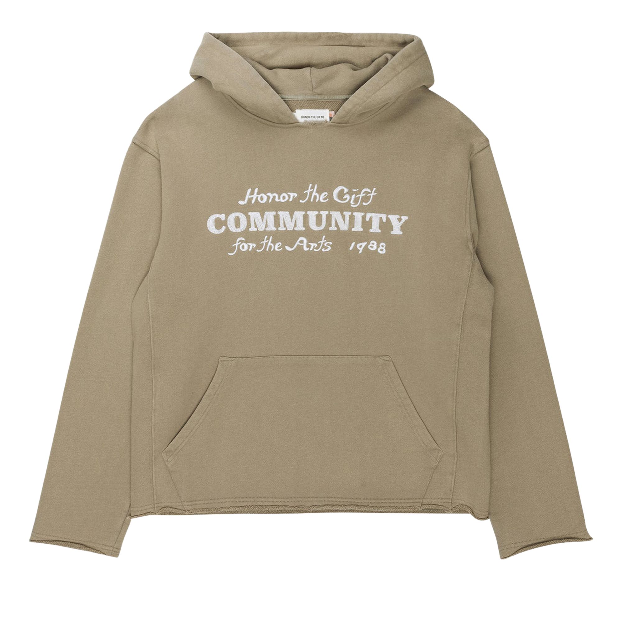 HONOR THE GIFT Pre-owned Oil Vintage Hoodie 'pebble' | Grey | Men's Size L In Gray