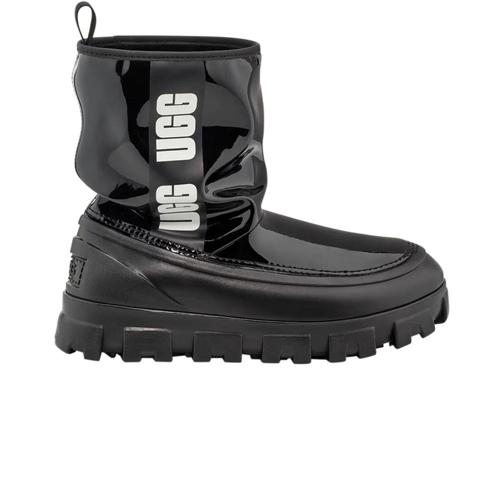Pre-owned Ugg Wmns Classic Brellah Mini Boot 'black' | Women's Size 5