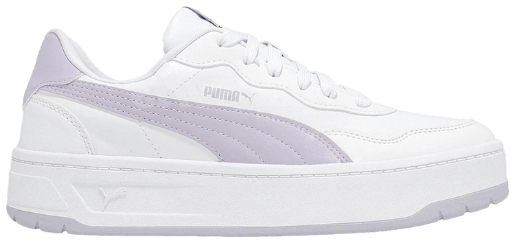 Buy Puma Wmns Court Lally Skye 'White Purple' - 400368 07 | GOAT