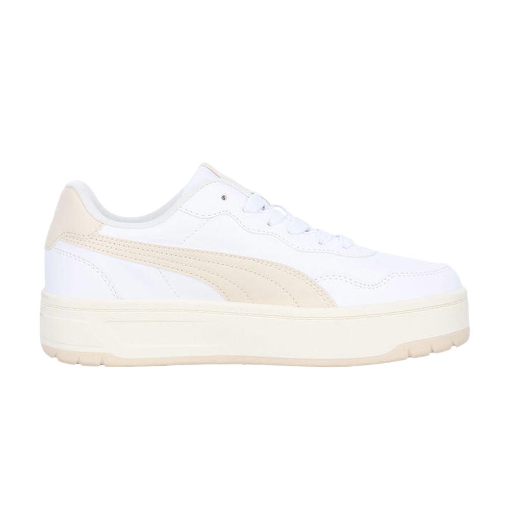 Pre-owned Puma Wmns Court Lally Skye 'white Beige' | Women's Size 9