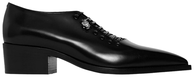 Alexander McQueen Lace up Derby Black Skull