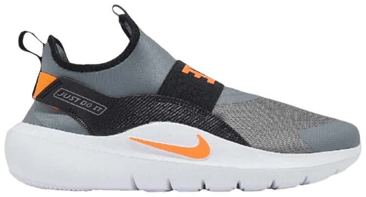 Nike Flex Runner 4 GS Cool Grey Total Orange Black