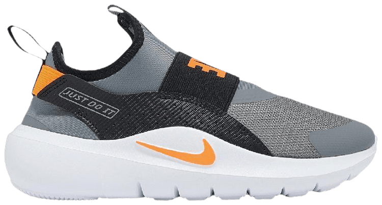 Nike Flex Runner 4 PS Cool Grey Total Orange Black