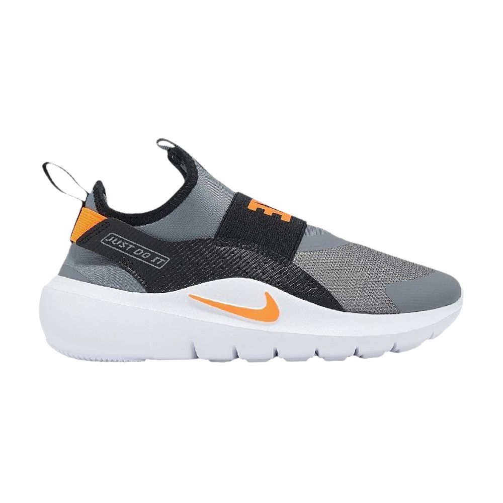 Pre-owned Nike Flex Runner 4 Ps 'cool Grey Total Orange Black' | Kid's Size 13 In Gray