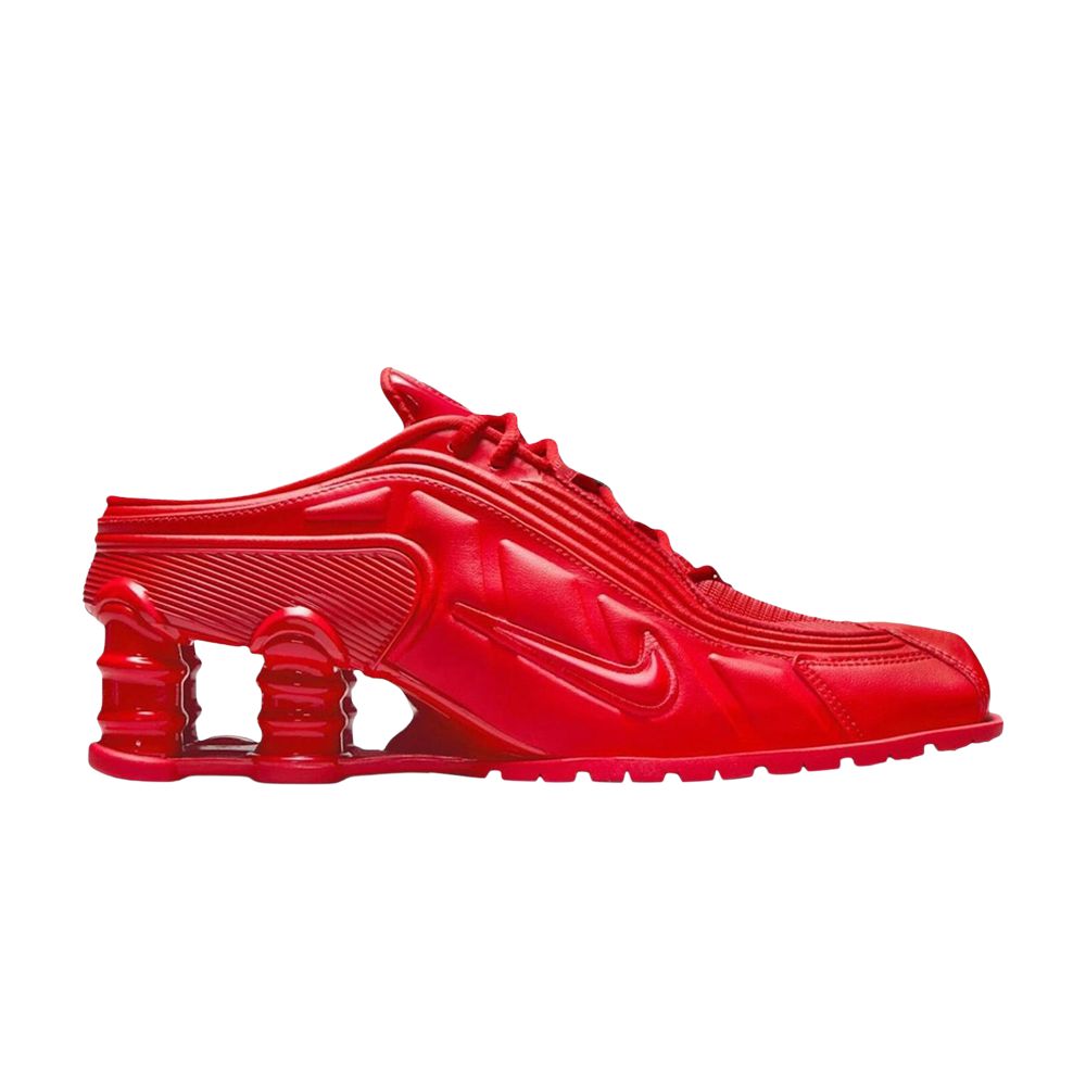 Pre-owned Nike Martine Rose X  Wmns Shox Mule Mr4 'fire Red Black' | Women's Size 10