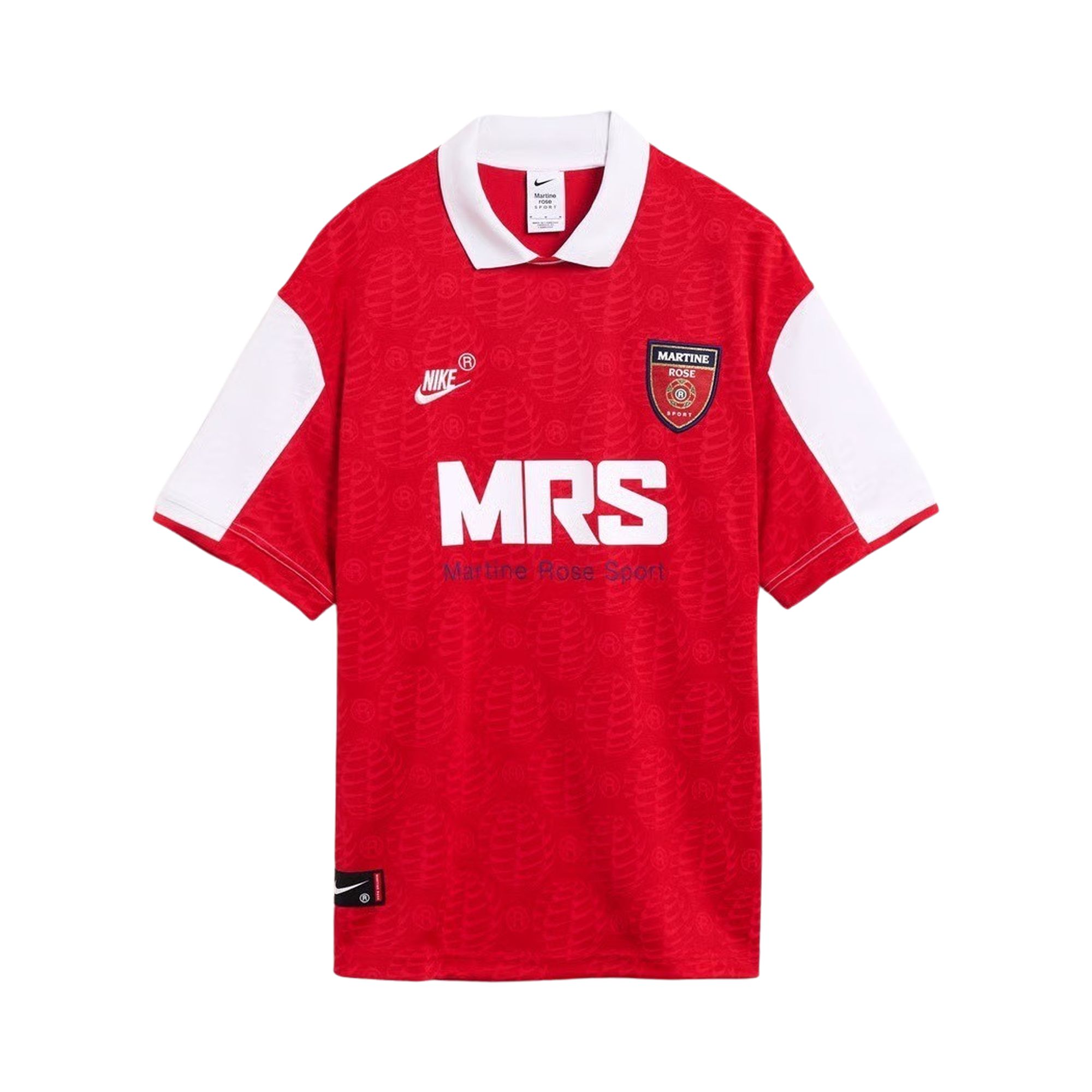 Pre-owned Nike X Martine Rose Jersey 'university Red/white' | Men's Size M
