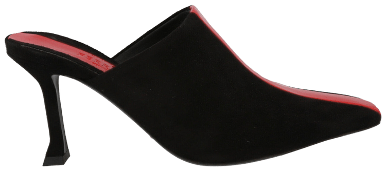 Ferragamo Wmns Sophye Suede Mule Black