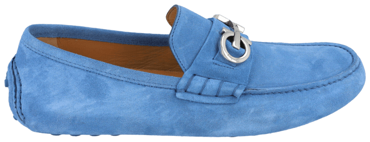 Ferragamo Grazioso Driver Loafer Blue