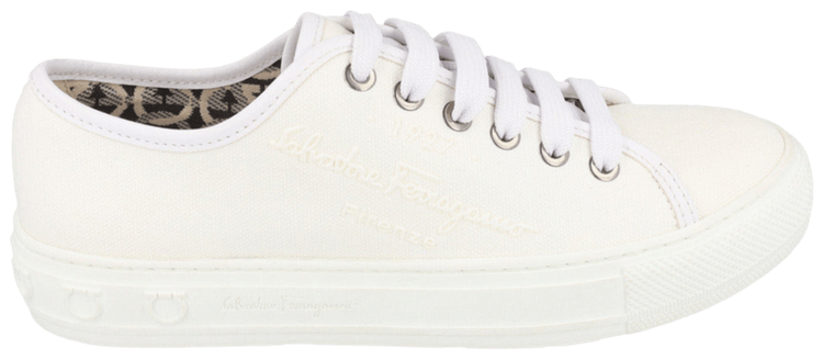 Ferragamo Wmns Mediterranean Low Sneaker White