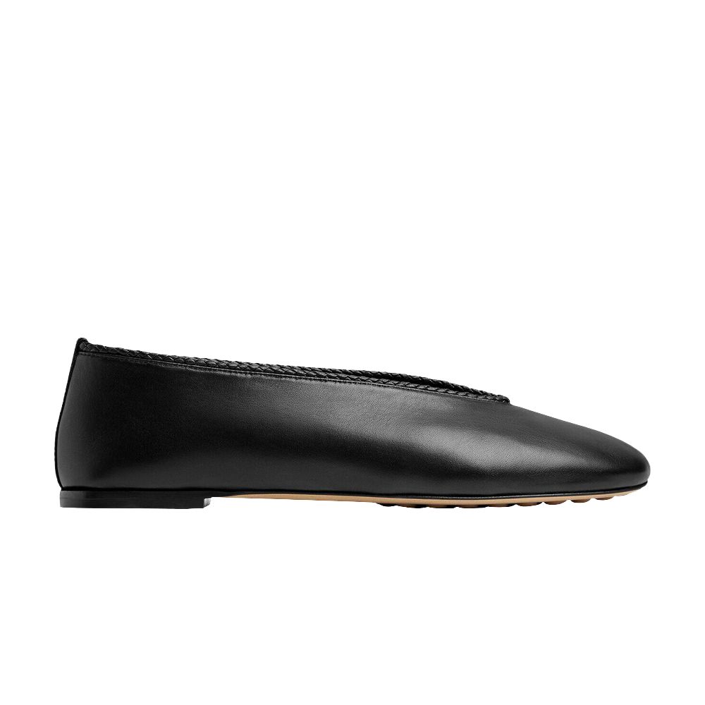 BOTTEGA VENETA Pre-owned Wmns Rosa Ballerina Flat 'black' | Women's Size 39.5