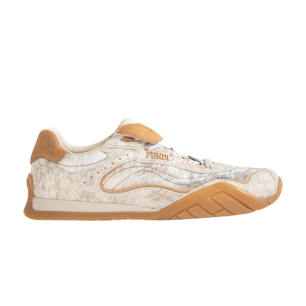 Pre-owned Fendi Wmns Wave Pulse Sneaker 'natural Sand' | Tan | Women's Size 40 In Brown