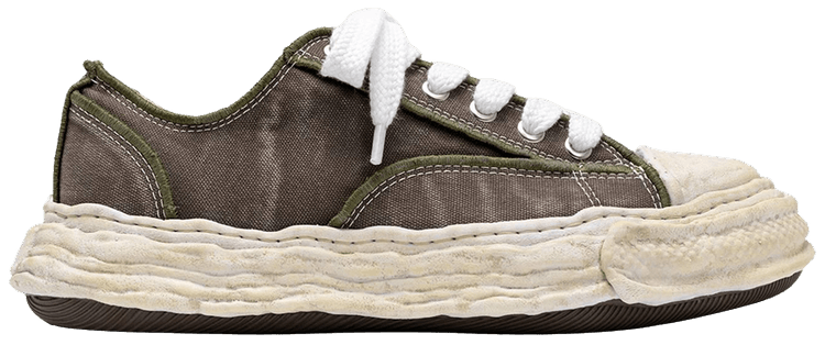 Maison Mihara Yasuhiro Peterson 23 OG Sole Vintage Canvas Low Khaki