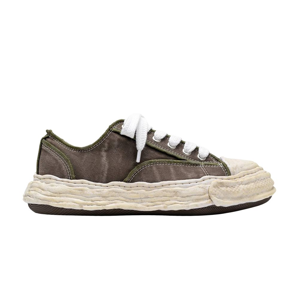 Pre-owned Miharayasuhiro Maison Mihara Yasuhiro Peterson 23 Og Sole Vintage Canvas Low 'khaki' | Green | Men's Size 40