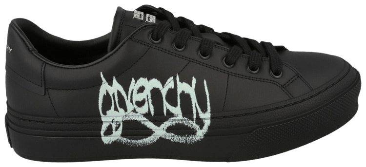 Givenchy City Sport Spray Paint Sneaker Black