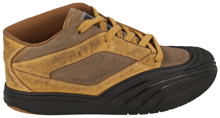 Givenchy Suede Trimmed Mid Sneaker Tan