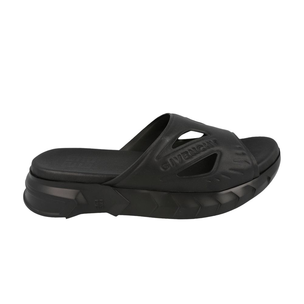 Pre-owned Givenchy Marshmallow Logo Slide 'black' | Men's Size 42