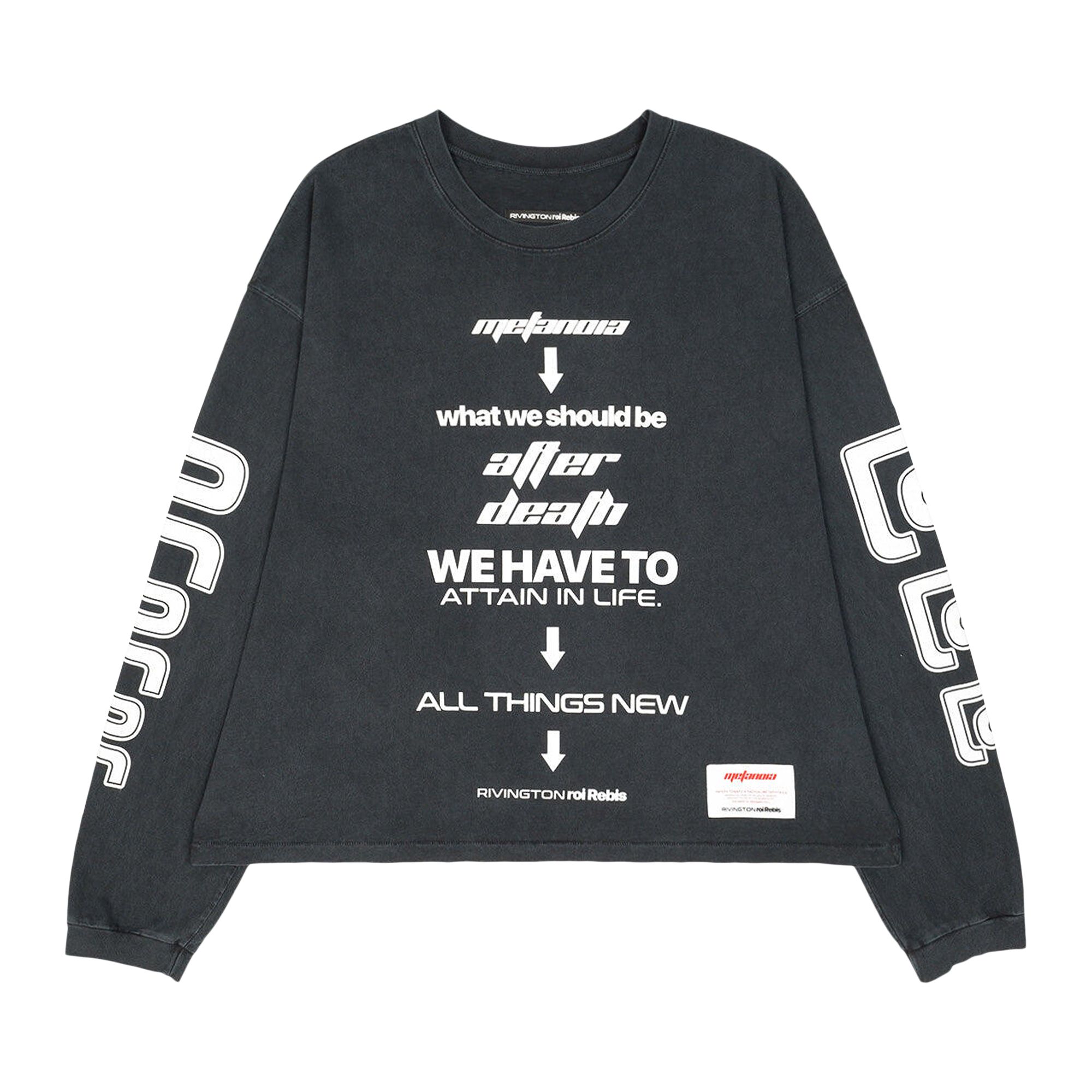 Pre-owned Rivington Roi Rebis After Death Cva Long-sleeve Tee 'jet Black' | Men's Size Xxl