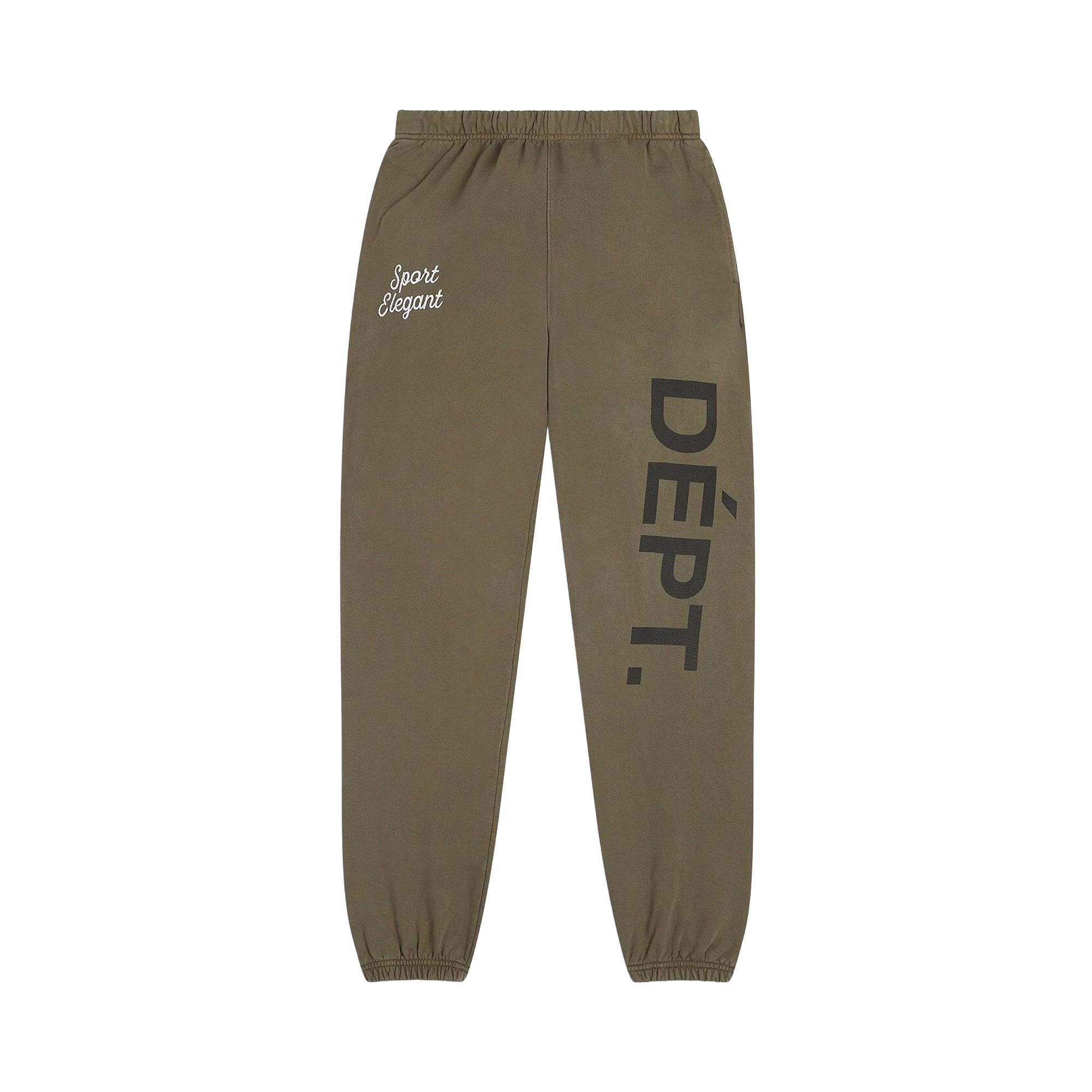 GALLERY DEPT. Pre-owned Team Dept Sweatpants 'faded Olive' | Green | Men's Size L