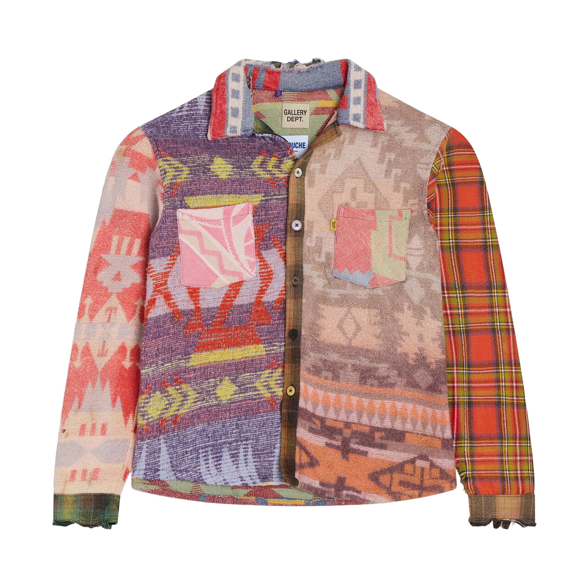 Pre-owned Gallery Dept. Marley Retouche Flannel 'multicolor Plaid' | Multi-color | Men's Size L