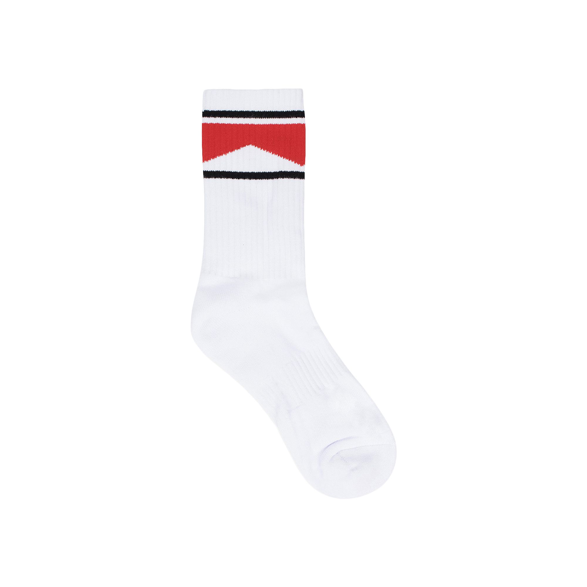 Pre-owned Rhude Chevron Socks 'white' | Men's Size Onesize