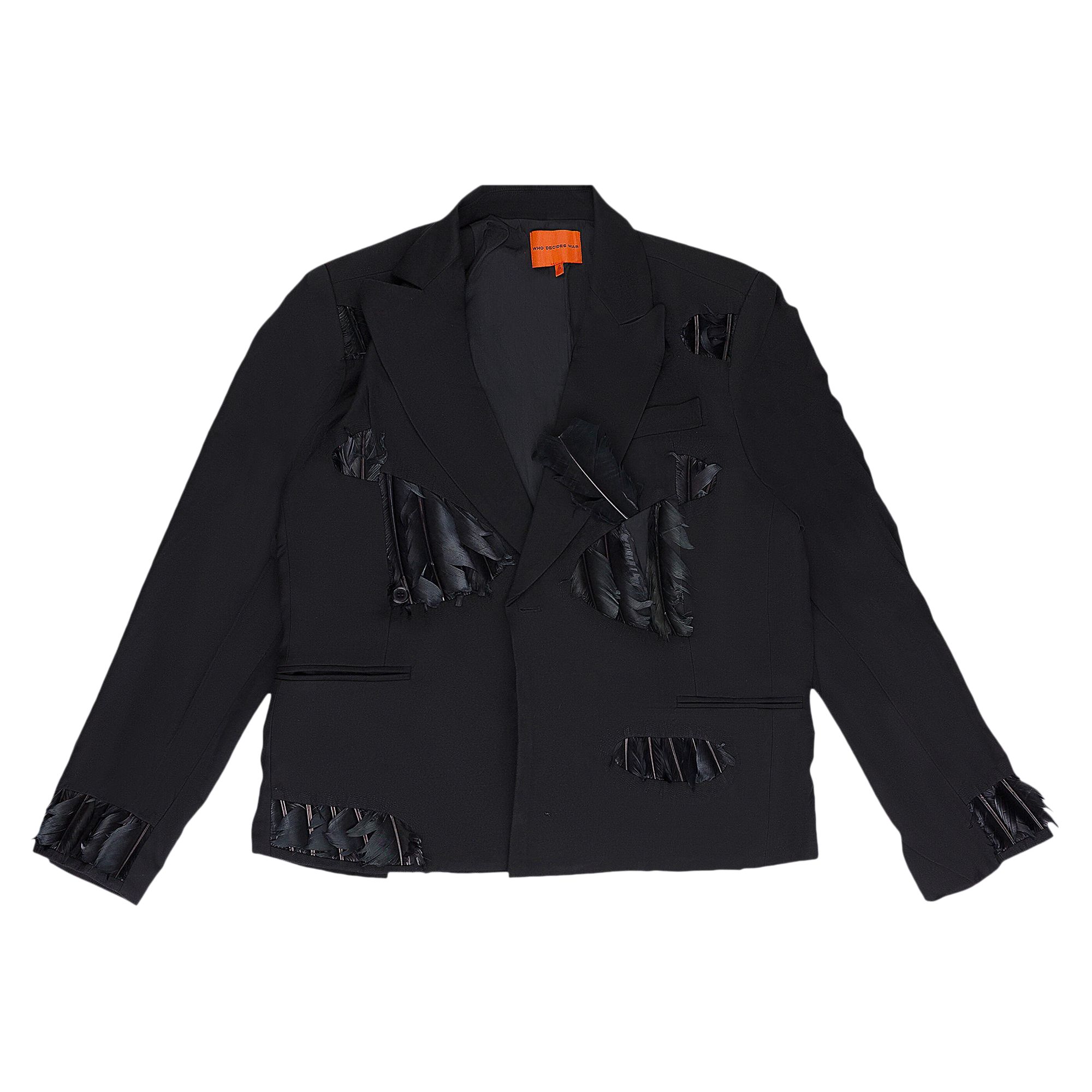 Pre-owned Who Decides War La Plume Blazer 'black' | Men's Size Xl