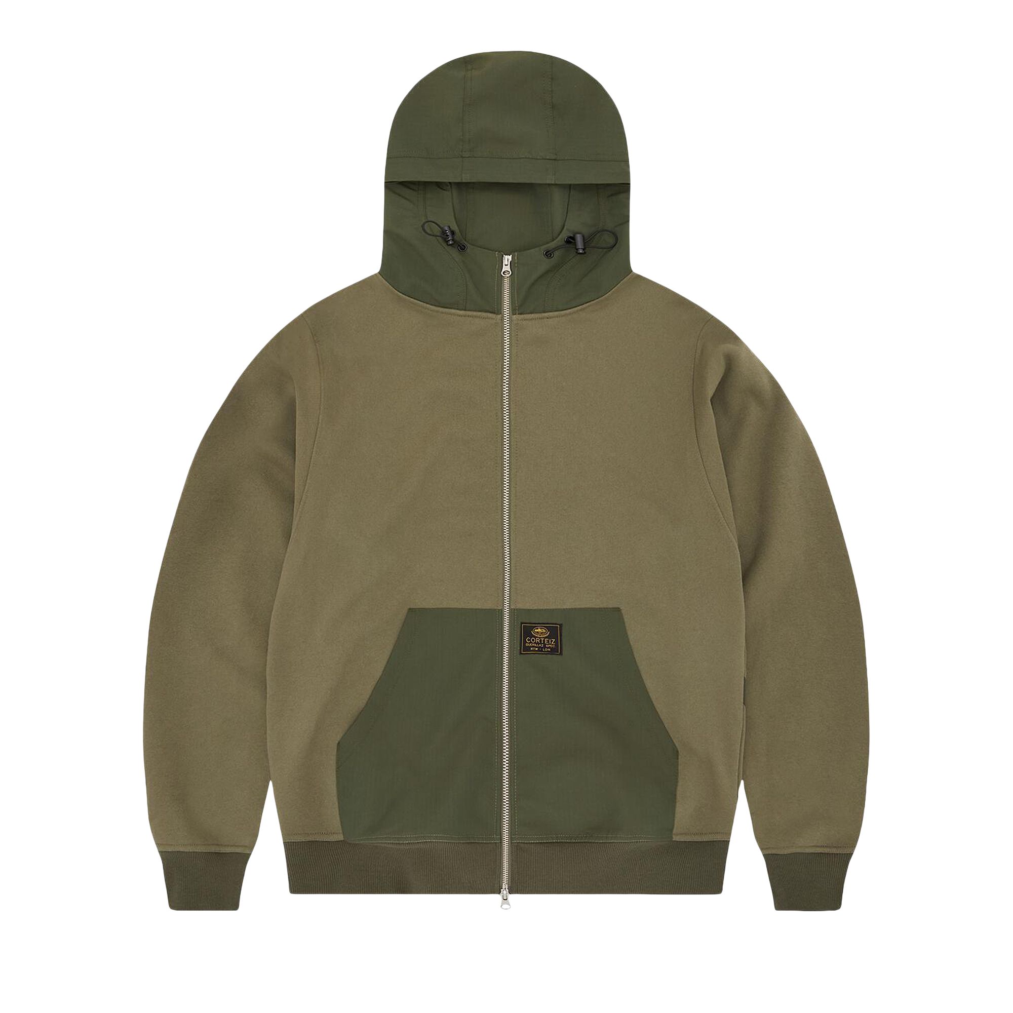 CORTEIZ Pre-owned Guerillaz Ripstop Zip Hoodie 'olive' | Green | Men's Size M