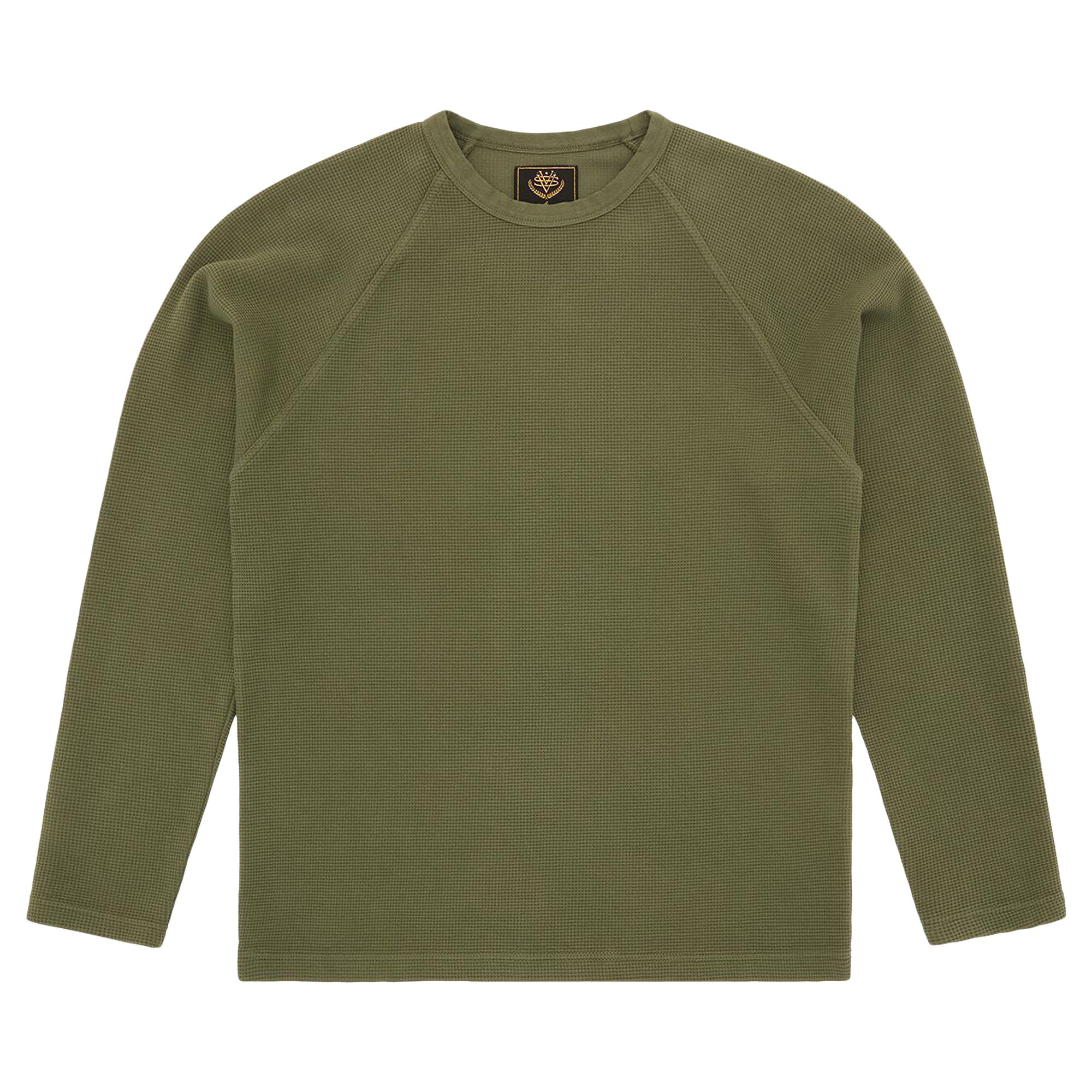 CORTEIZ Pre-owned Star Raglan Waffle Thermal 'olive' | Green | Men's Size Xl