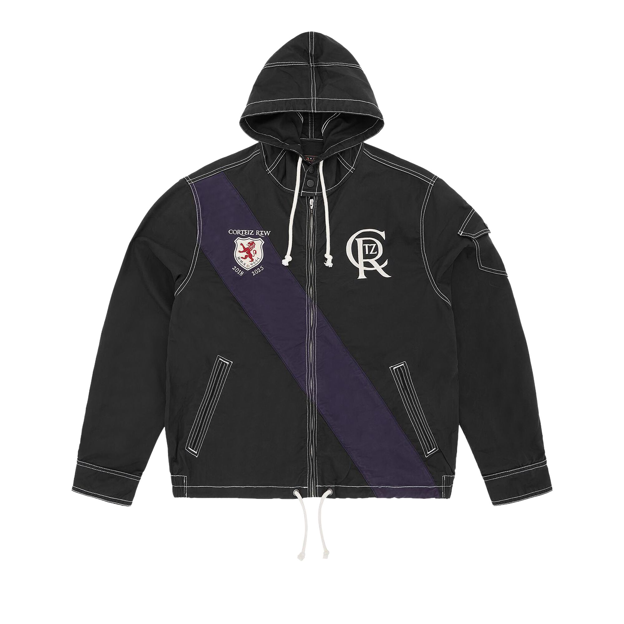 CORTEIZ Pre-owned Shield Crest Twill Jacket 'black' | Men's Size M