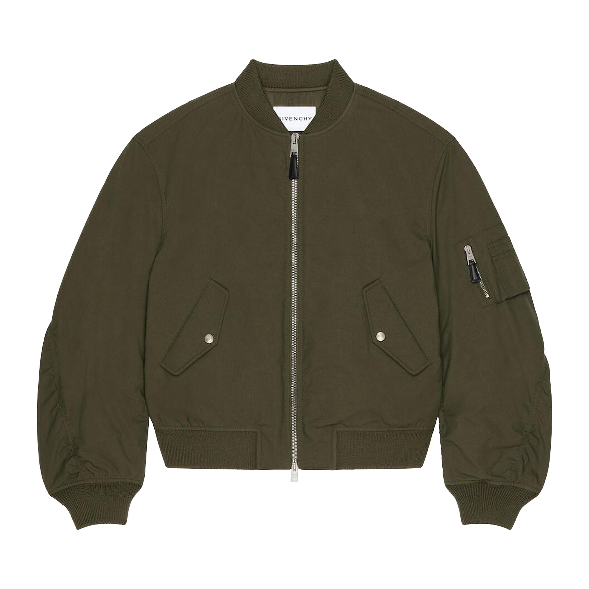 Pre-owned Givenchy Couture Sleeves Bomber 'khaki' | Brown | Men's Size 52