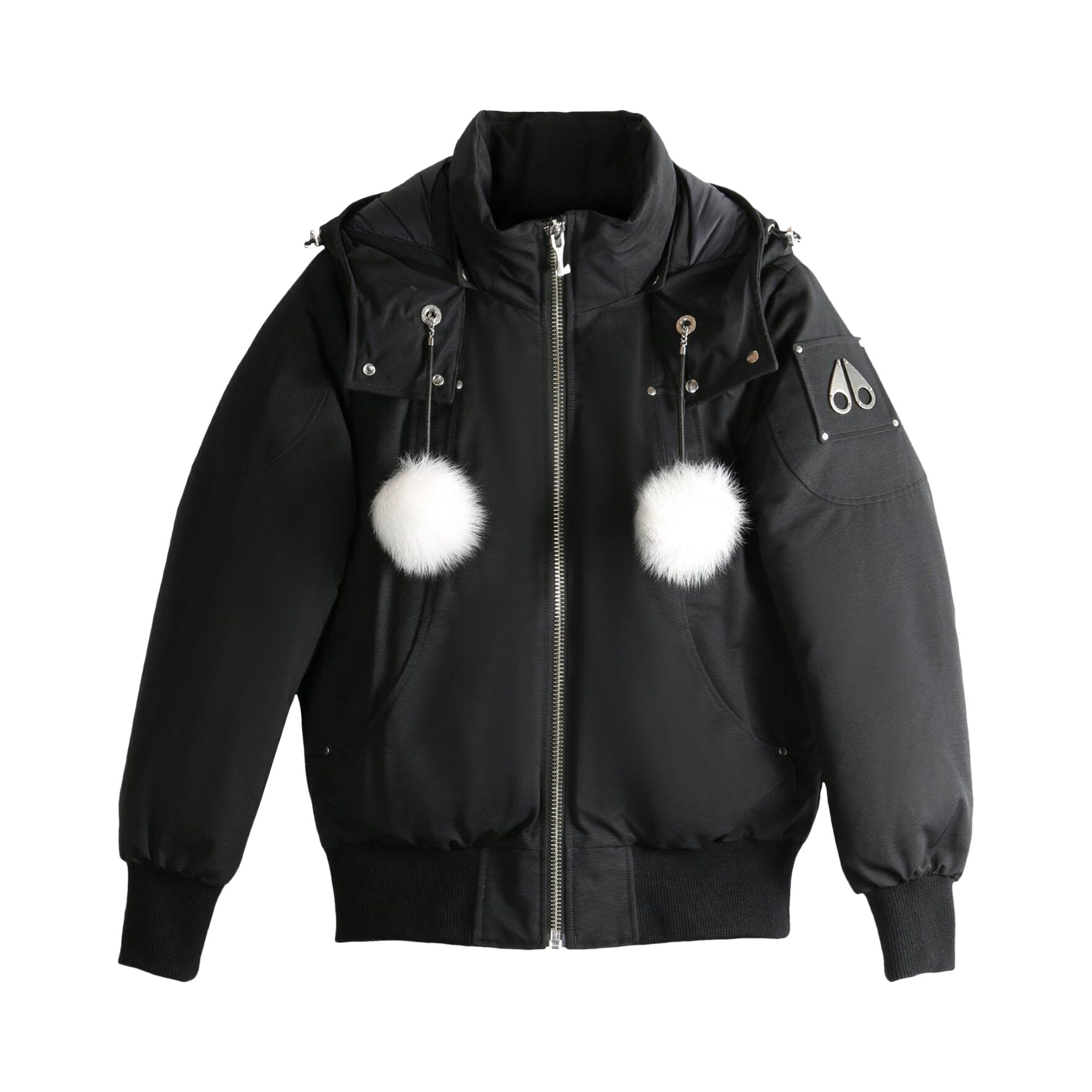 MOOSE KNUCKLES Pre-owned Debbie Bomber 'black' | Women's Size L