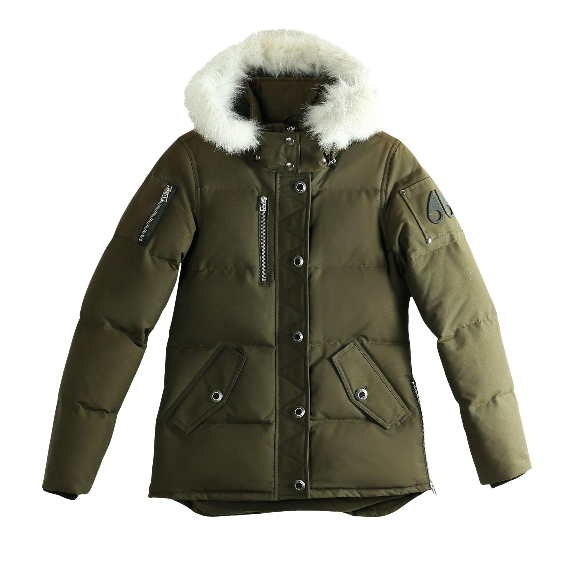MOOSE KNUCKLES Pre-owned 3q Lds Jacket 'army' | Green | Women's Size S
