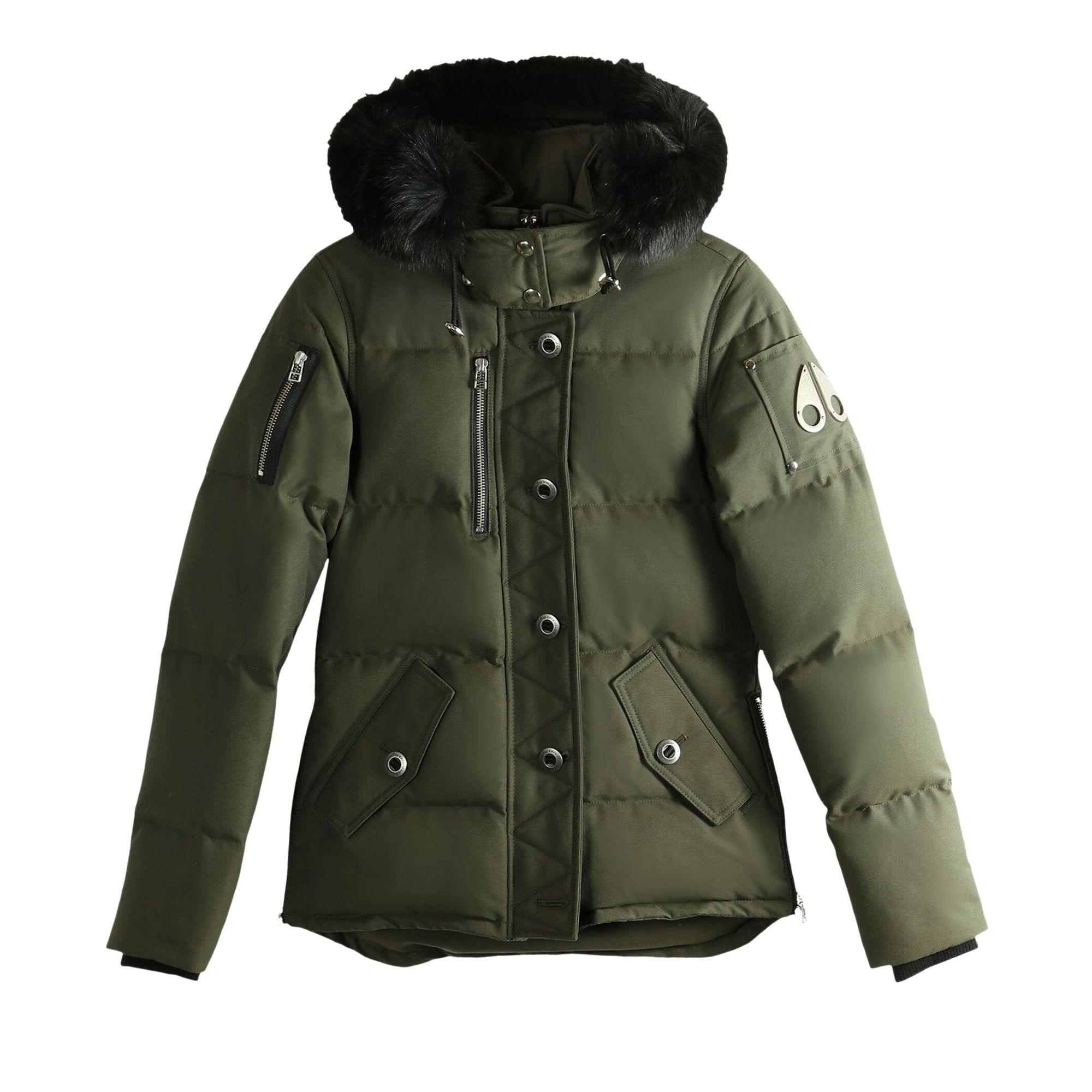 MOOSE KNUCKLES Pre-owned 3q Lds Jacket 'army' | Green | Women's Size S
