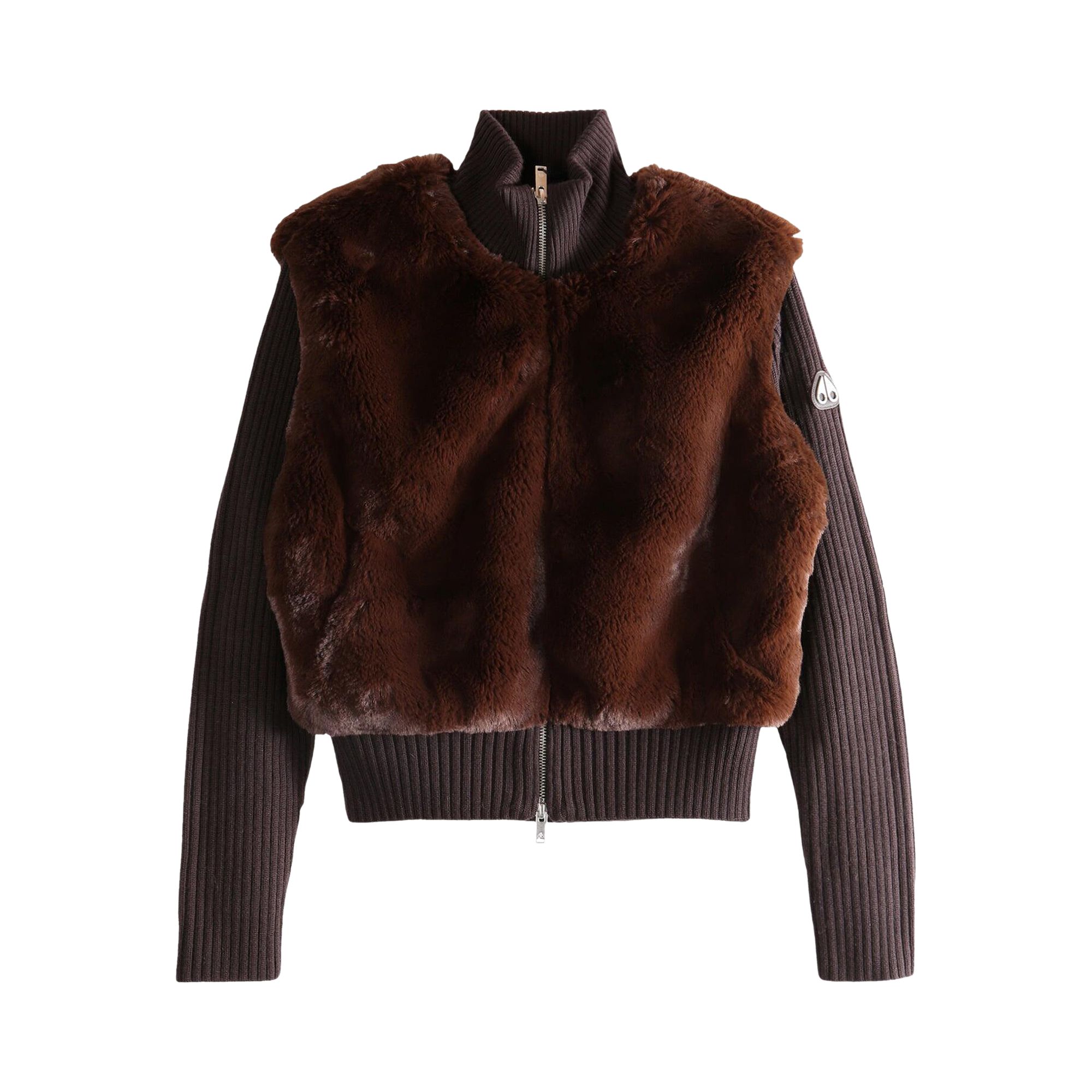 MOOSE KNUCKLES Pre-owned Dua Bunny Sweater 'espresso' | Brown | Women's Size S