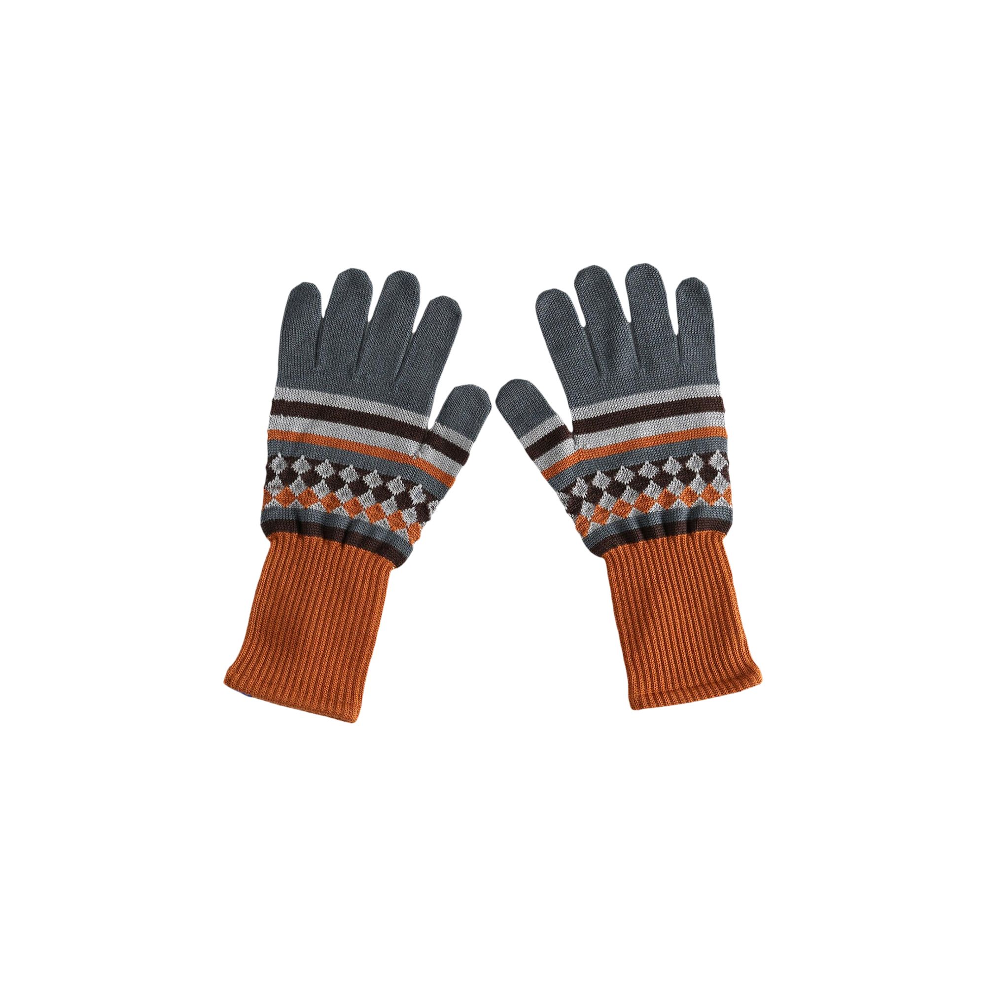 Pre-owned Asics X Kiko Kostadinov Novalis Aquifolia Knit Glove 'mist/rust' | Grey | Men's Size M In Gray