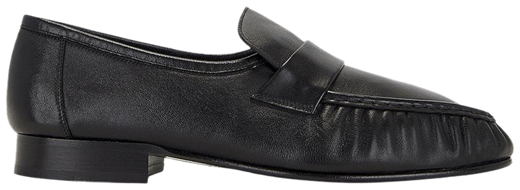 The Row Soft Loafer Black