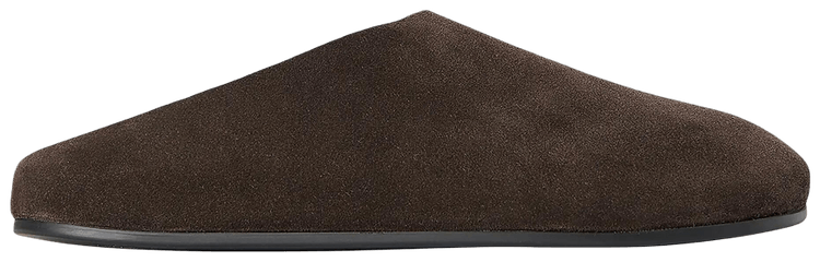 The Row Hudson Mule Lacquer Brown