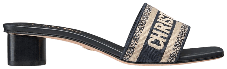 Dior Wmns Dway Heeled Slide Deep Blue