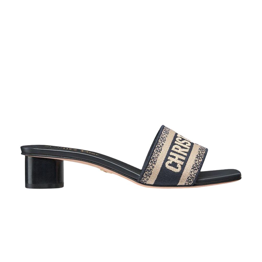 DIOR Pre-owned Wmns Dway Heeled Slide 'deep Blue' | Women's Size 37.5