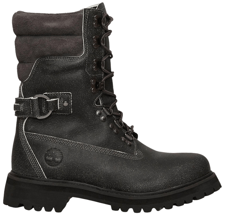 Timberland Tall Lace Up Waterproof Black Grey